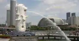 Der Merlion in Singapur